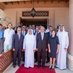 Dr. Naeem Tareen, Chief of Cardiology with Sheikh Al Nayan Senior Minister Health Government of UAE and Former Prime Minister of Pakistan Shaukat Aziz and Dr. Nasim Ashraf on April 20th, 2016 in Madinat Jumeirah Dubai